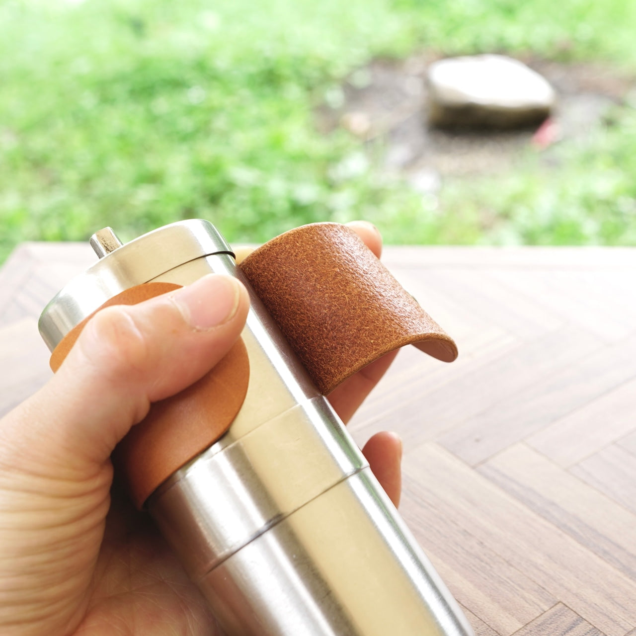ポーレックス(PORLEX)コーヒーミル レザーグリップ